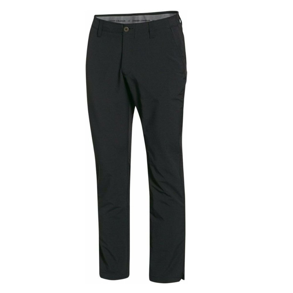 Under Armour Men's Match Play Loose Fit Tapered Leg Vented Golf Pants Black - Picture 4 of 10